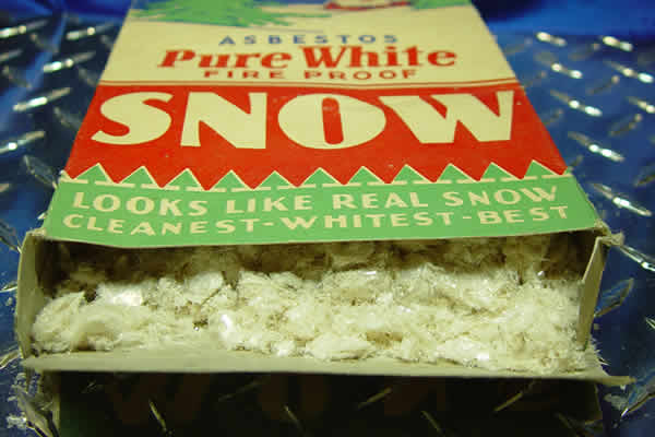 Asbestos Was Used as Fake Snow and Christmas Tree Decorations