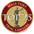 Mass Tort Top 25 Trial Lawyers award badge