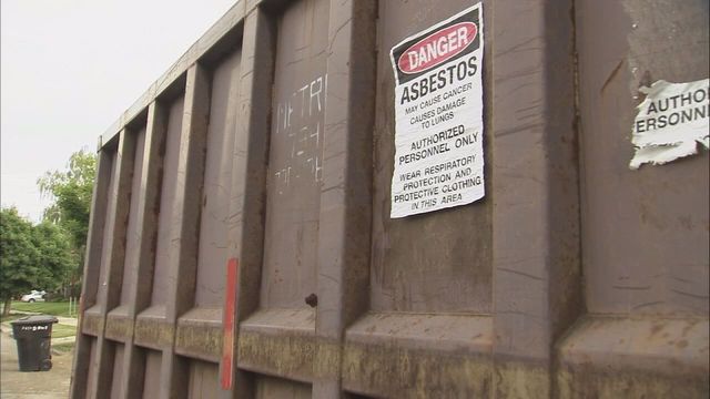 Detroit Neighborhood Residents Concerned About Possible Asbestos Exposure From Abandoned Dumpster