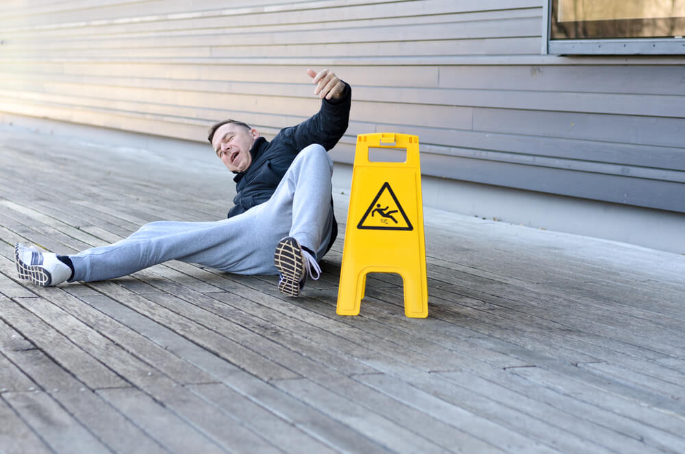 slip and fall accident in Woodstock, NY