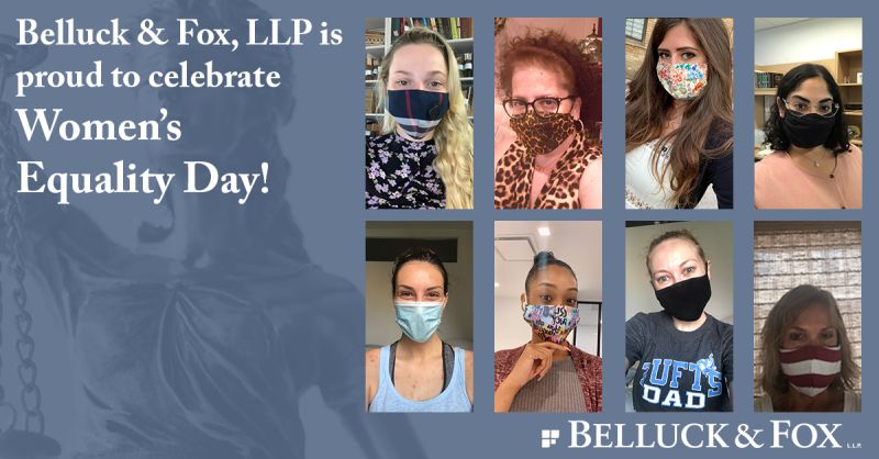 Belluck & Fox LLP Celebrates Women’s Equality Day 2020