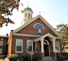 Front of Fulton County Courthouse Building in Johnstown - Belluck & Fox Gloversville