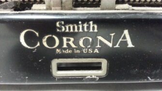 smith-corona typewriter
