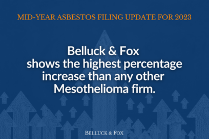 News Release: Belluck & Fox Doubles Year-Over-Year Asbestos Case Filings
